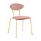 Armen Living Neo Modern Pink Velvet and Gold Metal Leg Dining Room Chairs, PK2 LCNESIGLPNK - alternate 5